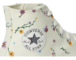 Women Converse Chuck Taylor All Star Lift Platform Embroidered Blooms