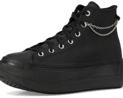Women Converse Chuck Taylor All Star Lift Double Stack Platform Chains