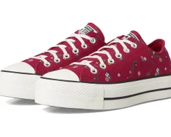 Converse Chuck Taylor All Star Lift Platform Floral Patchwork Sporty Berry/Vintage White Online