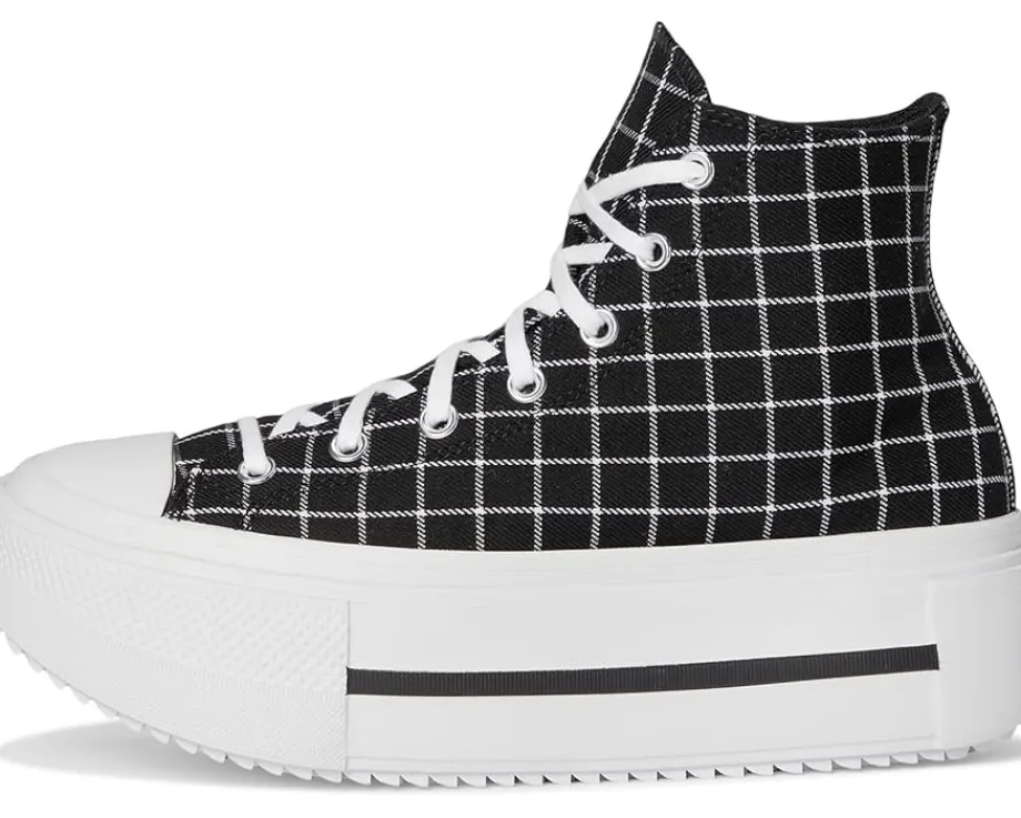 Women Converse Chuck Taylor All Star Lift Double Stack Platform Plaid