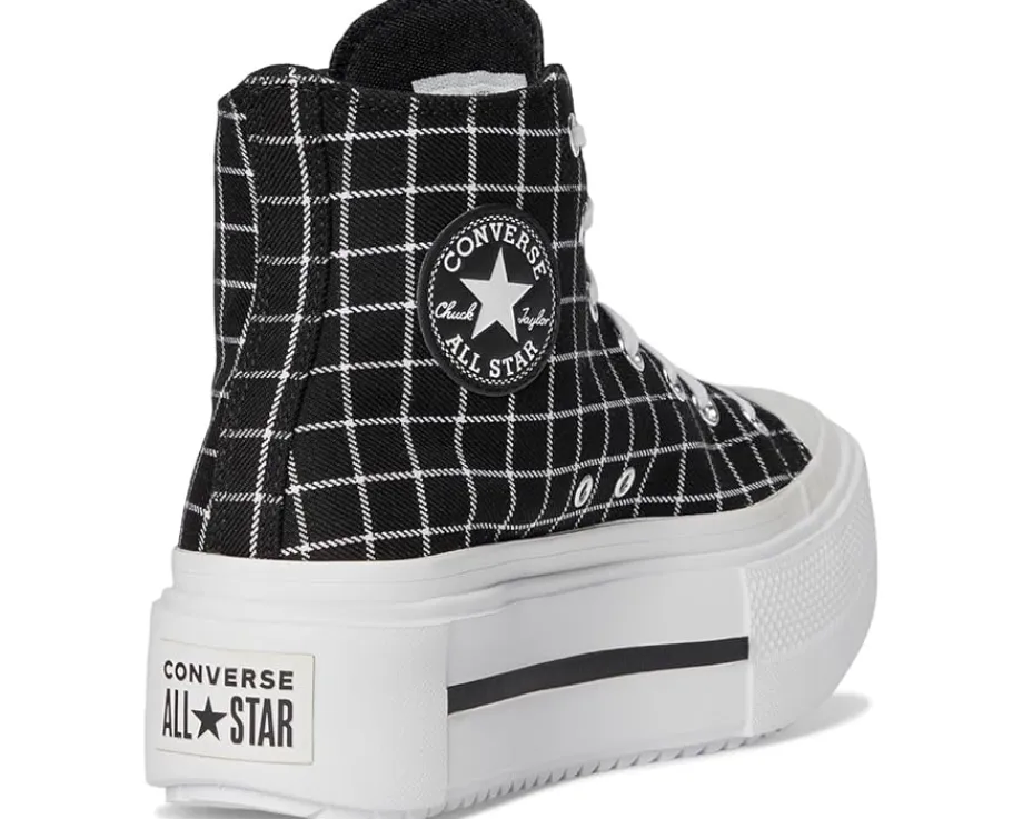 Women Converse Chuck Taylor All Star Lift Double Stack Platform Plaid