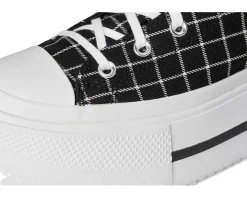 Women Converse Chuck Taylor All Star Lift Double Stack Platform Plaid