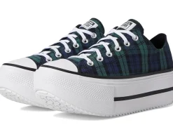 Women Converse Chuck Taylor All Star Lift Double Stack Platform Plaid