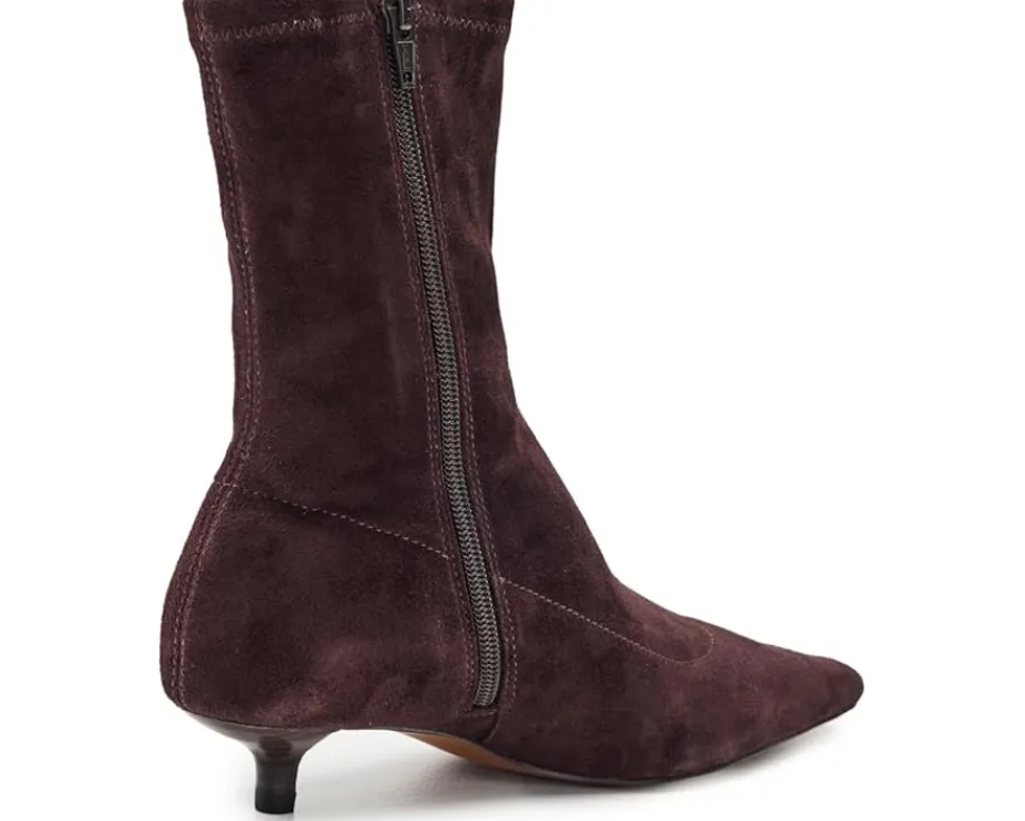 Women Madewell Ciel Kitten Heel Glove Bootie - Suede