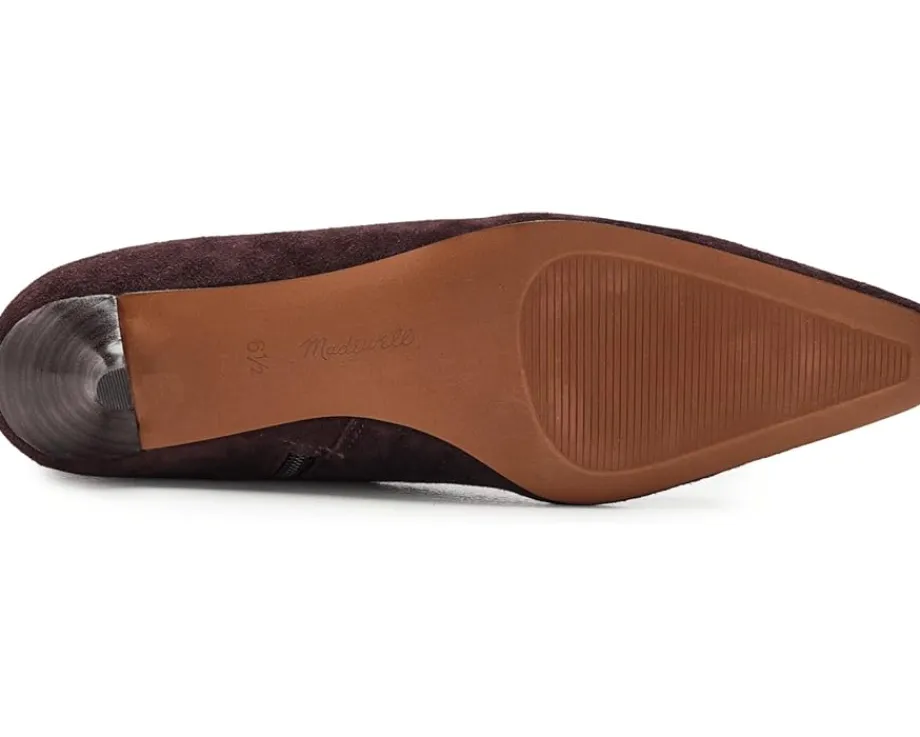 Women Madewell Ciel Kitten Heel Glove Bootie - Suede