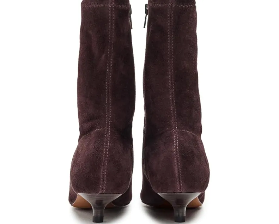 Women Madewell Ciel Kitten Heel Glove Bootie - Suede