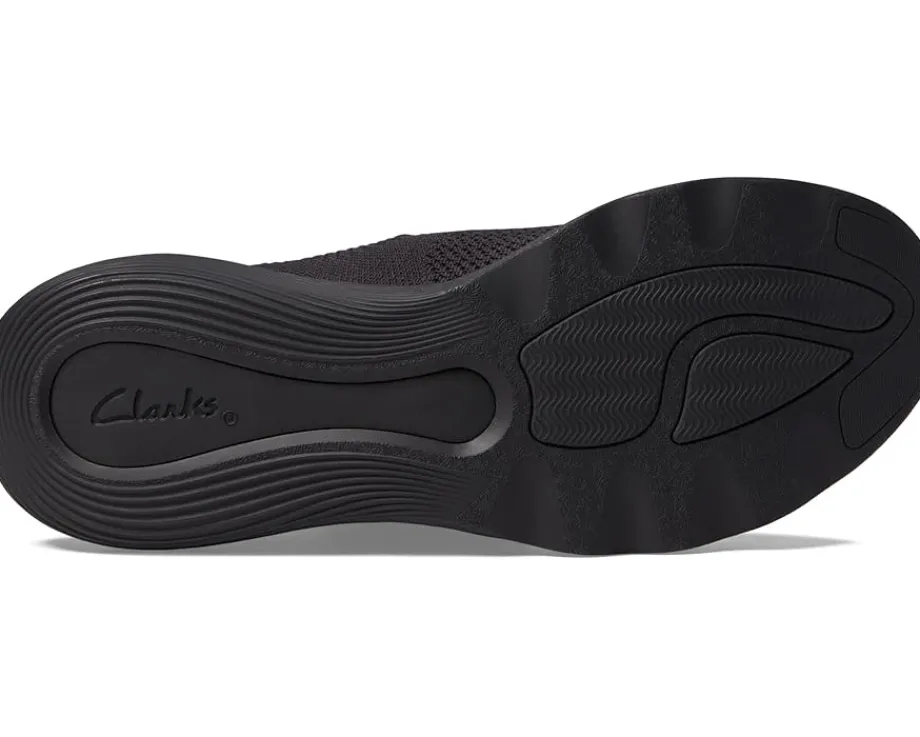 Clarks Circuit Path Black/Black Textile New
