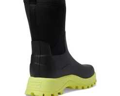 Hunter City Explorer Short Boot Black/Zesty Yellow Online
