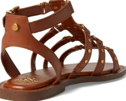 Vince Camuto Claira Gladiator Flat Sandals Caramello Clearance