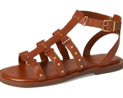 Vince Camuto Claira Gladiator Flat Sandals Caramello Clearance