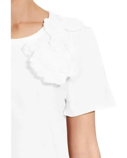 Lilly Pulitzer Clairmont Rosette Knit Top Resort White Online