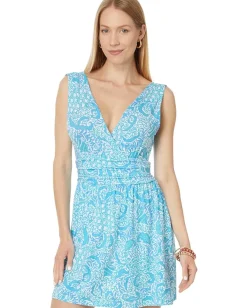 Women Lilly Pulitzer Clara Sleeveless Rompers