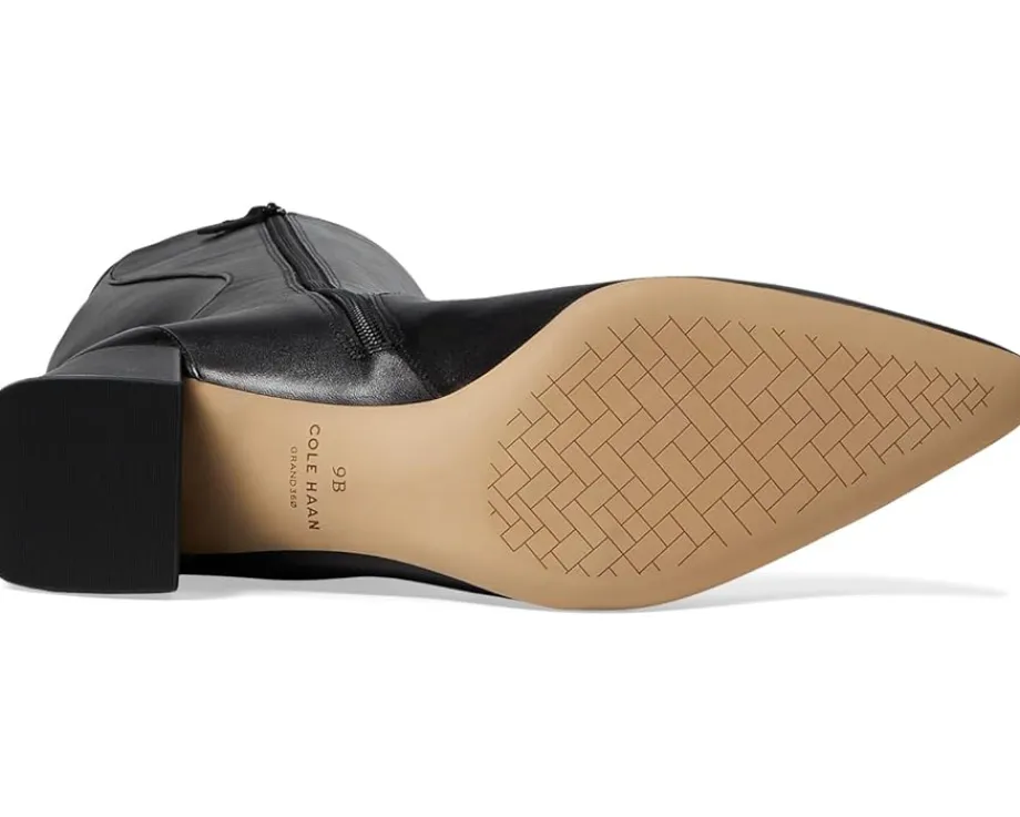 Cole Haan Clarice Tall Boot Black Leather 1 Hot