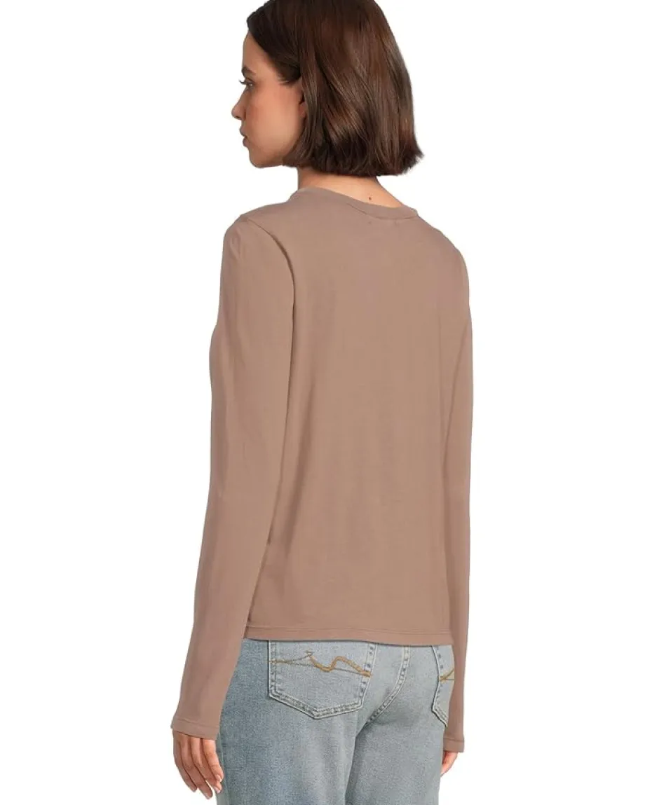Women Michael Stars Clarissa Long Sleeve Tee