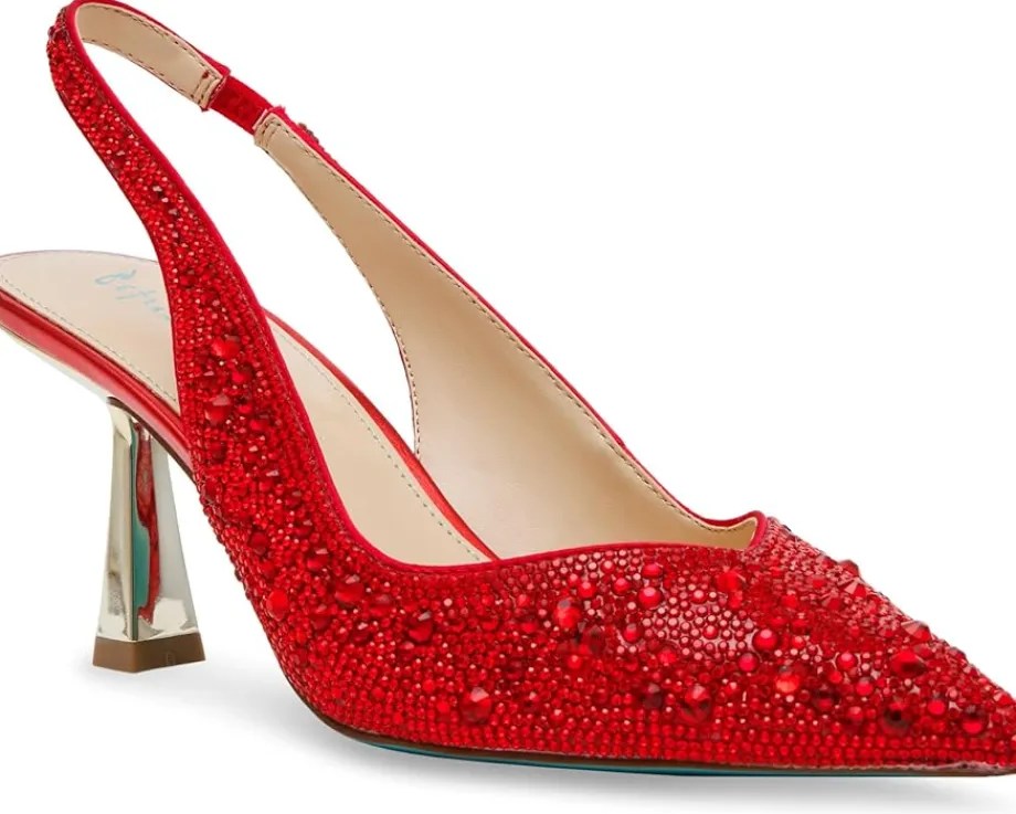 Blue by Betsey Johnson Clark Red/Gold Sale