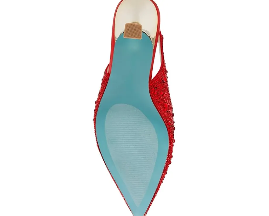 Blue by Betsey Johnson Clark Red/Gold Sale