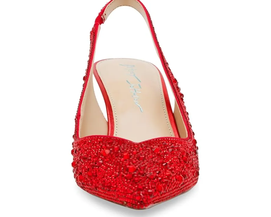 Blue by Betsey Johnson Clark Red/Gold Sale