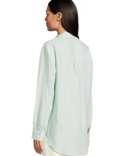 Women Eileen Fisher Classic Collar Long Shirt