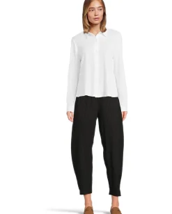 Eileen Fisher Classic Collar Shirt White 8 Best