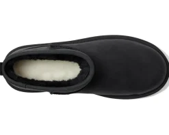 UGG Classic Ultra Mini Leather Black Clearance