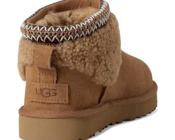 UGG Classic Ultra Mini Maxi Curly Chestnut Outlet