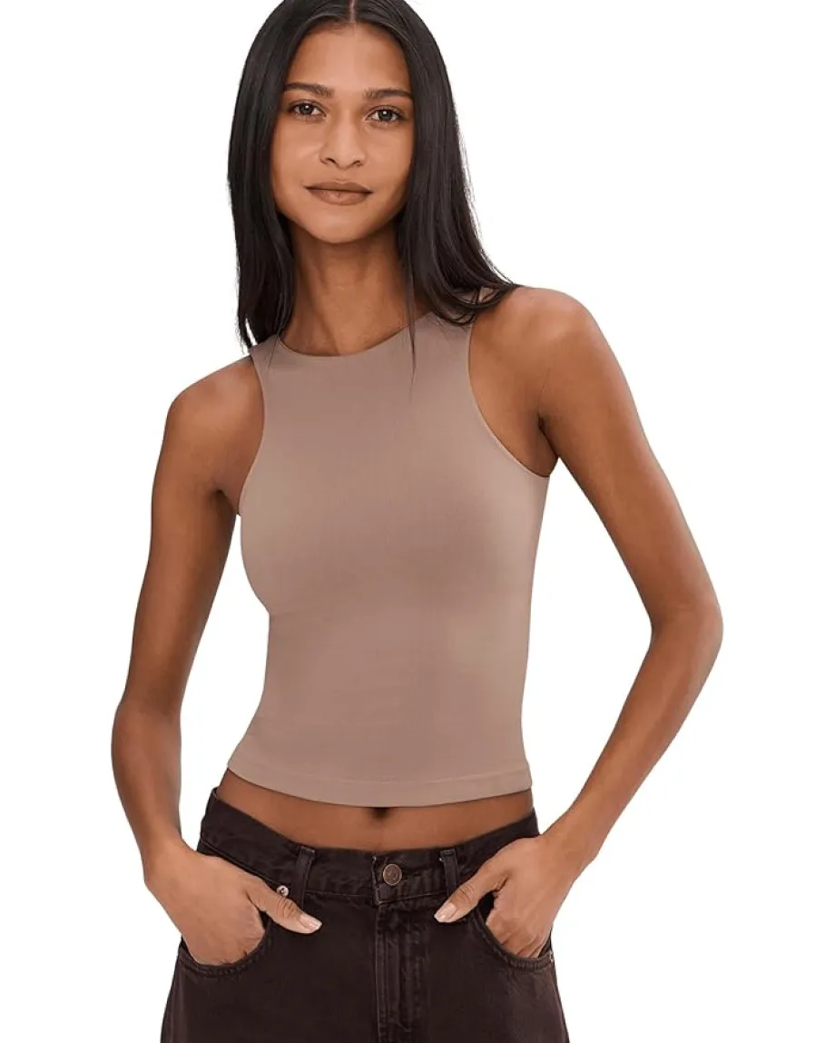 Free People Clean Lines Cami Strawberry Roan Sale