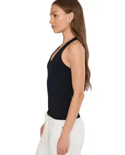 Free People Clean Lines Racerback Black