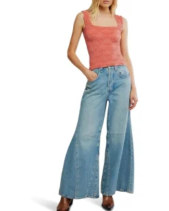 Free People Clean Slate Tank Rose Sienna Discount