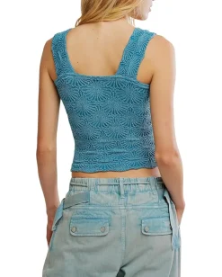 Free People Clean Slate Tank Mineral Blue Sale