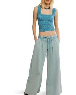 Free People Clean Slate Tank Mineral Blue Sale