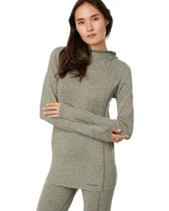 Hot Chillys Clima-Tek Hoodie Od Heather Clearance