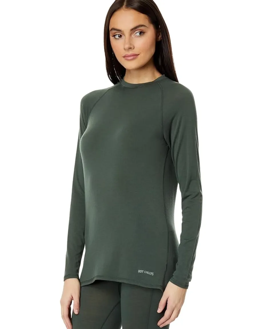 Women Hot Chillys Clima-Wool Crew