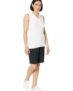 PUMA Golf Cloudspun Coast Sleeveless Polo Bright White Discount