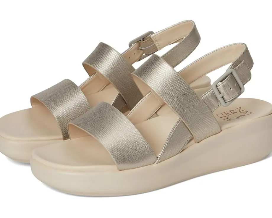 Naturalizer Coast Warm Silver Faux Leather Sale