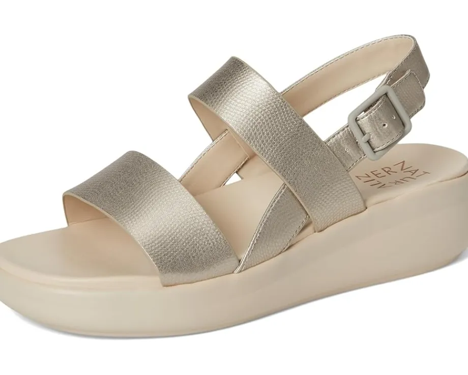 Naturalizer Coast Warm Silver Faux Leather Sale