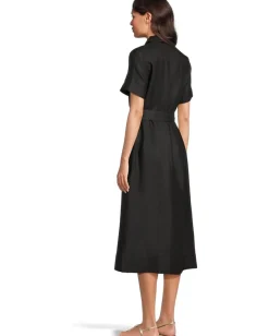 Tommy Bahama Coastalina Popover Midi Dress Black Best