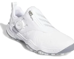 adidas Golf Codechaos BOA 25 Golf Shoes Footwear White/Silver Metallic/Grey Two Clearance