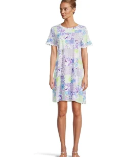 Lilly Pulitzer Cody Short Sleeve Dress Multi Juicy Story Patch Online