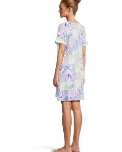 Lilly Pulitzer Cody Short Sleeve Dress Multi Juicy Story Patch Online