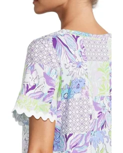 Lilly Pulitzer Cody Short Sleeve Dress Multi Juicy Story Patch Online