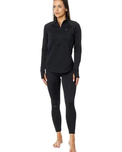Under Armour ColdGear(R) Base 4.0 1/2 Zip Black/Pitch Gray Clearance