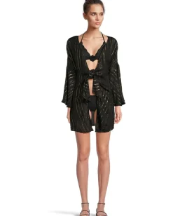 Women BECCA Colette Crochet Flower Halter Top