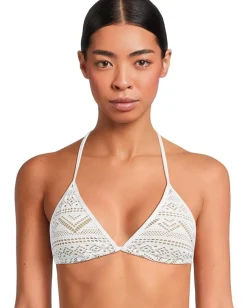 Women BECCA Color Play Crochet Cheryl Triangle Top