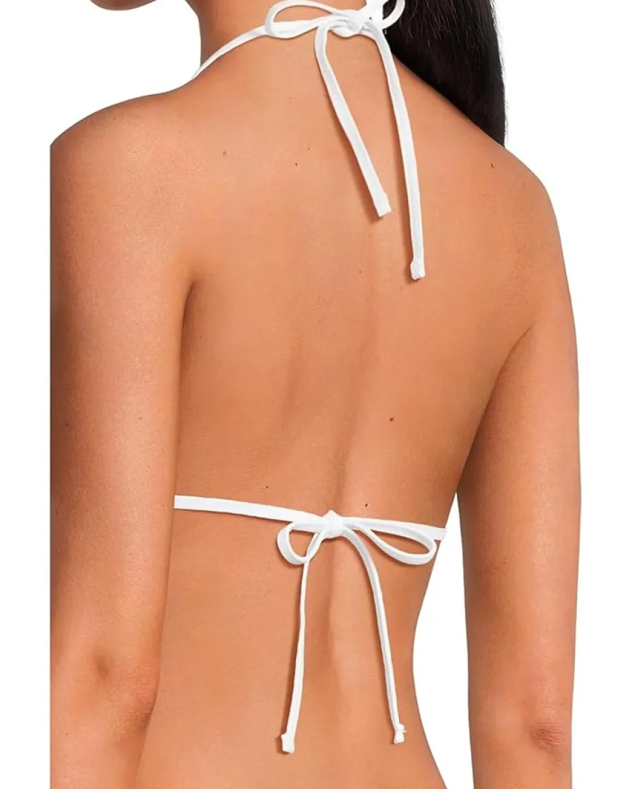 Women BECCA Color Play Crochet Cheryl Triangle Top