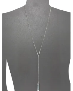 Women Vince Camuto Colored Resin Y 26" Necklace