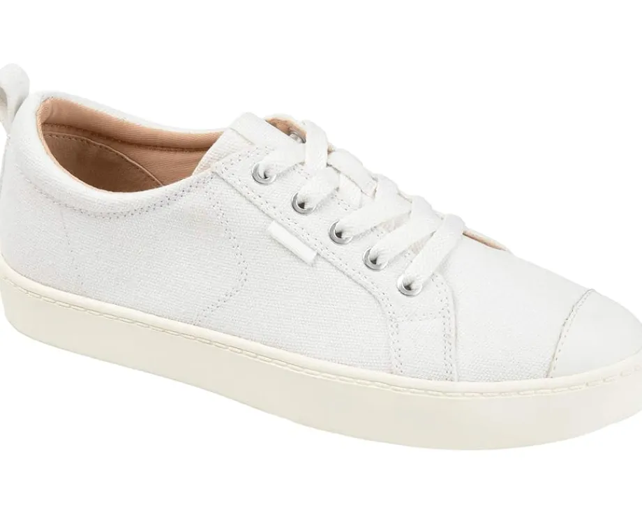 Journee Collection Comfort Foam™ Meesh Sneakers White Discount