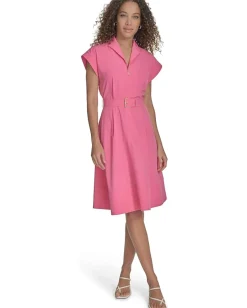 Women Calvin Klein Commuter Zip Front Aline