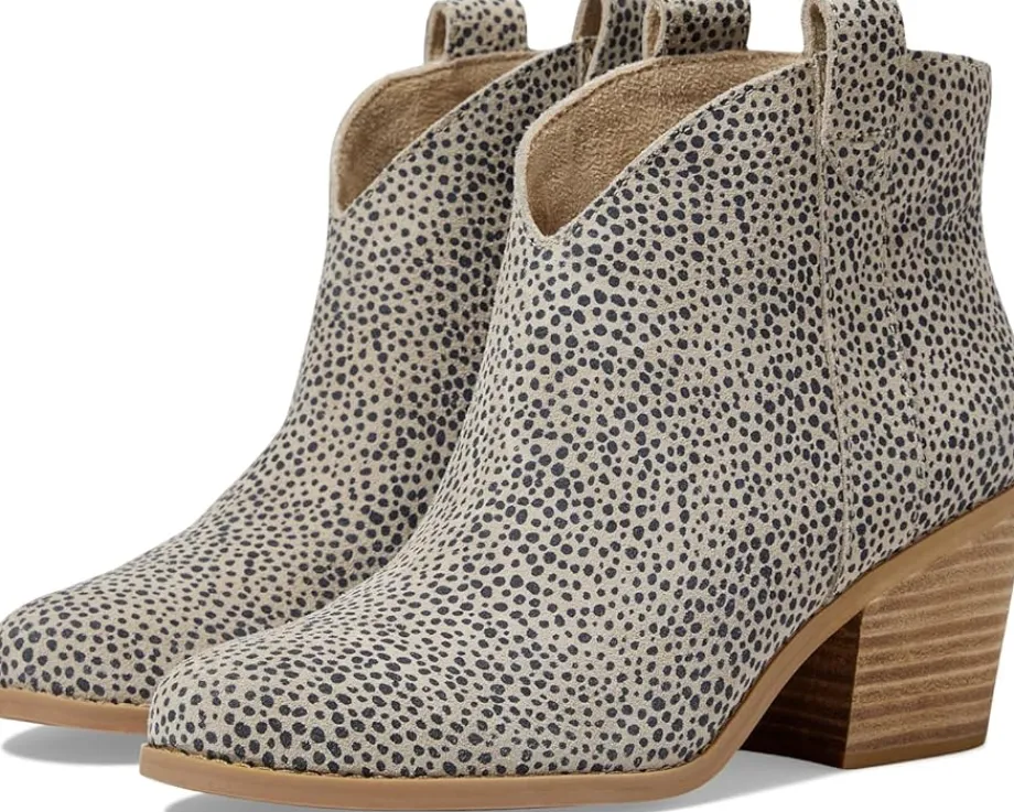 TOMS Constance Sahara Mini Cheetah Suede New