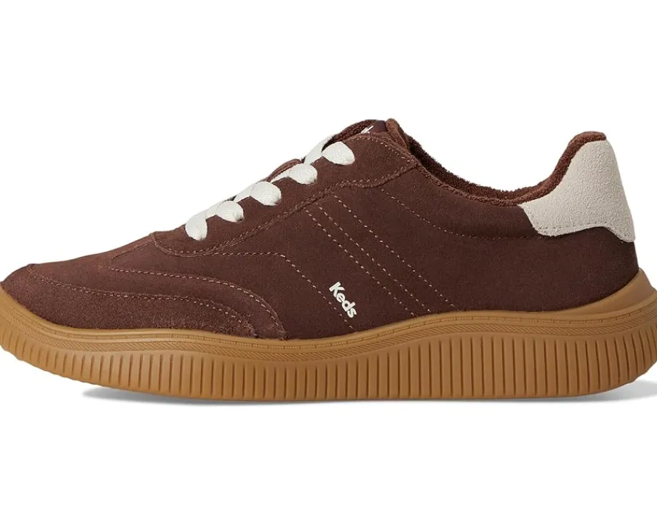 Keds Contest Lace Up Chocolate Suede Discount