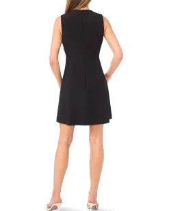 Women CeCe Contrast Bow Front Mini Dress